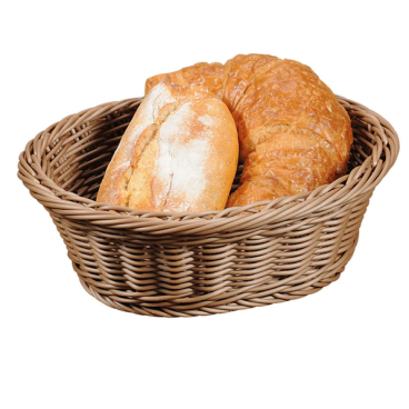 Kesper Brot- Und Obstkorb Oval | 32,5 X 24 Cm, 11 Cm Hoch | Aus Kunststoffgeflecht, Hitzebeständig