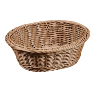 Kesper Brotkorb aus Vollkunststoffgeflecht, oval 1 Korb, Maße (B x L x H): 23,5 x 29,5 x 9,5 cm - Bild-Darstellung des Produktes 1