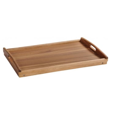 Kesper Serviertablett, Akazienholz – 1 Serviertablett, Maße (B x L): 48 x 31 x 4,5 cm