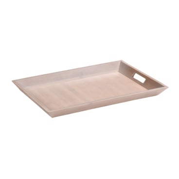 Kesper Serviertablett Bambus, 2 Tragegriffe – 1 Serviertablett, Maße (B x L x H): 33 x 52 x 4 cm