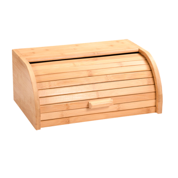 Kesper Brotkasten mit Rollklappe, Bambus  1 Brotkasten, Mae (B x L x H):  27 x 40 x 17 cm