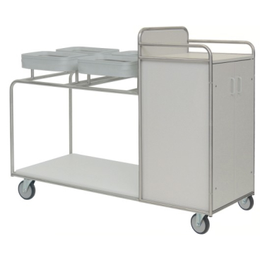 novocal Stationswagen SW 700 inkl. Hohem Frischwäscheschrank integrierter Vierfach-Sammler - Bild-Darstellung des Produktes 1