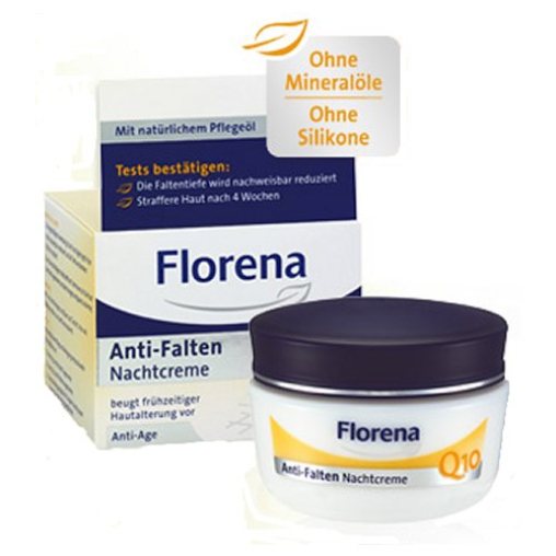 Florena Anti-Falten Nachtcreme mit Q10