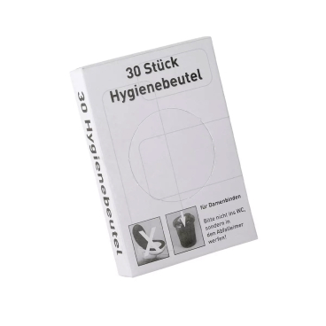 Hygienebeutel, weiß 1 Packung= 30 Stück - Bild-Darstellung des Produktes 1