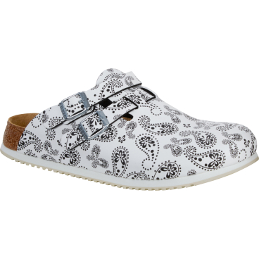 Birkenstock Professional Kay SL Clog Paisley Black&White, schmal 1 Paar, Gr. 41 - Bild-Darstellung des Produktes 1