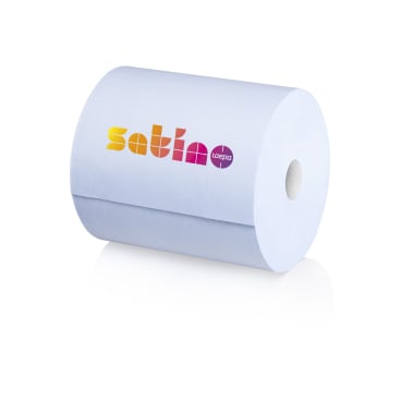 Satino Comfort Putzrolle, blau, 2-lagig, CR1-kompatibel 1 Karton = 1 Rolle à 1000 Blatt, Blattgröße: 36,5 x 35 cm - Bild-Darstellung des Produktes 1