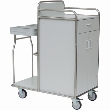 novocal Stationswagen SW 700 inkl. Hohem Frischwäscheschrank integrierter Zweifach-Sammler + 1 Schublade - Bild-Darstellung des Produktes 1