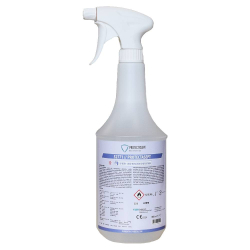 MCD Medical Care Dental GmbH NITRAS PROTECTASEPT Flower Sprüh- und Wischdesinfektion, Aldehydfreie Schnelldesinfektion für den ärztlichen und zahnärztlichen Bereich, 1 Liter - Flasche inkl. Sprühkopf 52771
