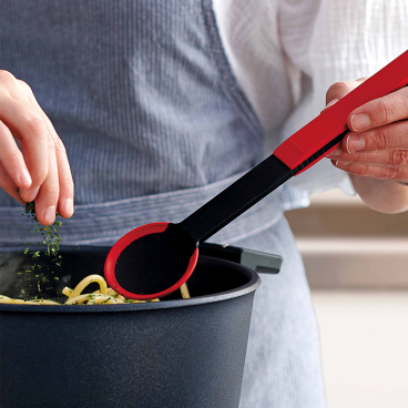 Woll Cook-It, pinza da cucina con mestolo flessibile, larghezza 6 cm Woll Cook-It, pinza da cucina con mestolo flessibile, larghezza 6 cm