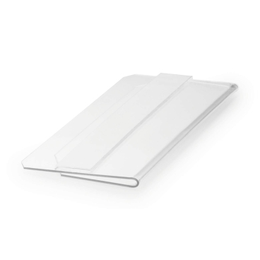 DURABLE Etikettentasche Hard Cover, selbstklebend, transparent 1 Packung = 10 Stück, Innenmaß (B x H): 100 x 38 mm - Bild-Darstellung des Produktes 1