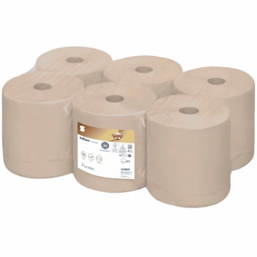 Satino PureSoft Handtuchrollen, 2-lagig, PT1-kompatibel 1 Packung = 6 Rollen à 170 Meter - Bild-Darstellung des Produktes 1
