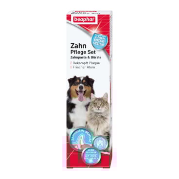 Beaphar Zahnpflege Set für Hunde und Katzen, 2-teilig 1 Set - Bild-Darstellung des Produktes 1