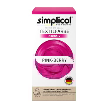 simplicol Textilfarbe intensiv Set Farbe: Pink-Berry - Bild-Darstellung des Produktes 1