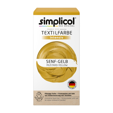 simplicol Textilfarbe intensiv Set Farbe: Senf-Gelb - Bild-Darstellung des Produktes 1