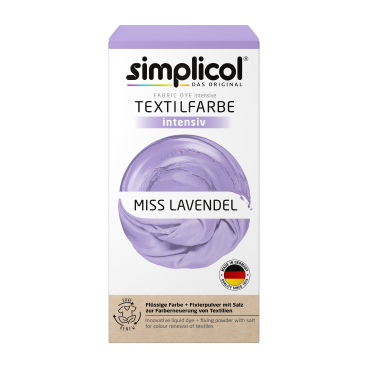 simplicol Textilfarbe intensiv Set Farbe: Miss Lavendel - Bild-Darstellung des Produktes 1