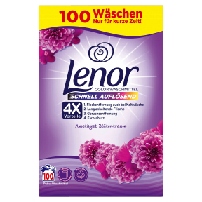 Lenor Colorwaschmittel Pulver Amethyst Blütentraum 6 kg 