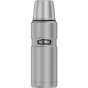THERMOS STAINLESS KING BEVERAGE BOTTLE Thermosflasche 0,47 Liter, Farbe stainless steel mat - Bild-Darstellung des Produktes 1