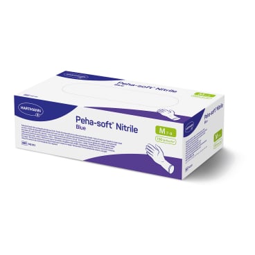 Peha-soft® Nitrile Blue Untersuchungshandschuh, puderfrei 1 Packung = 150 Stück, Größe XS - Bild-Darstellung des Produktes 1