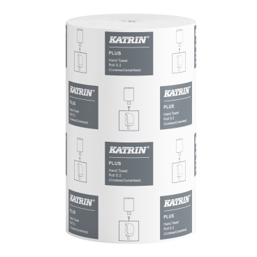 KATRIN Plus Centerfeed S 60 Papierhandtuch, 2-lagig, 60 m, weiß 1 Karton = 12 Rollen à 60 m - Bild-Darstellung des Produktes 1