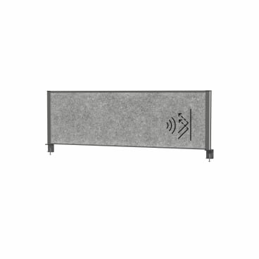 MAUL Tischtrennwand MAULconnecto, 160 x 50 cm Gestellfarbe: anthrazit - Bild-Darstellung des Produktes 1
