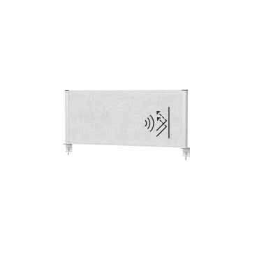 MAUL Tischtrennwand MAULconnecto, 120 x 50 cm Gestellfarbe: silber - Bild-Darstellung des Produktes 1