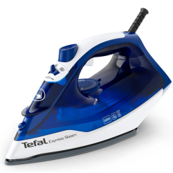 SEB Groupe Elektro Tefal Bügeleisen Express Steam, 2400 Watt, Schnell aufgeheiztes Dampfbügeleisen für effiziente Bügelergebnisse, 1 Bügeleisen FV2838