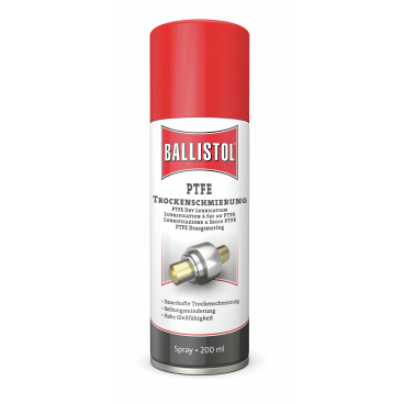Ballistol PTFE Trockenschmierung Spray 200 ml - Flasche - Bild-Darstellung des Produktes 1