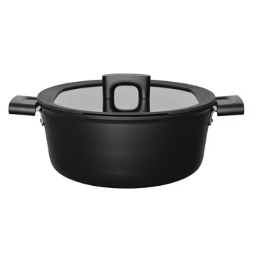 Fiskars Hard Face Kasserolle mit Deckel, antihaftbeschichtung 1 Kasserolle, Volumen: 5 Liter - Bild-Darstellung des Produktes 1