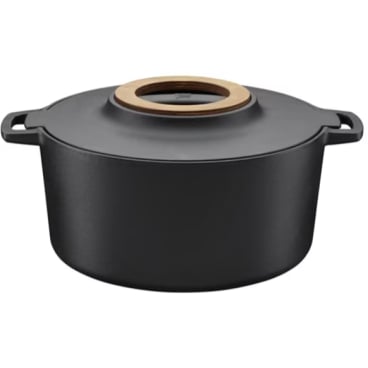 Fiskars Norden Gusseisen Kasserolle, Induktion geeignet 1 Kasserolle, Fassungsvermögen: 6 Liter - Bild-Darstellung des Produktes 1