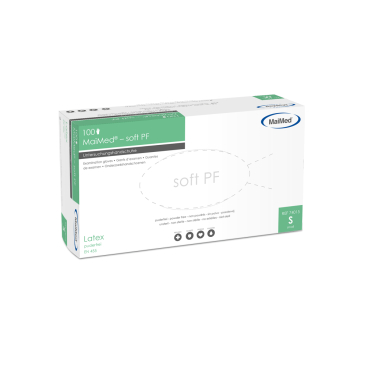 MaiMed® soft PF Einmalhandschuhe, Latex, ungepudert 1 Palette = 720 Packungen à 100 Stück, Größe L - Bild-Darstellung des Produktes 1