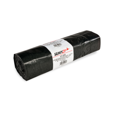 Semytop Müllbeutel mit Zugband, Typ 70, 60 Liter, schwarz 1 Rolle = 10 Stück - Bild-Darstellung des Produktes 1
