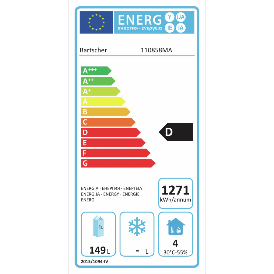 Energieeffizienzklassen-Skala