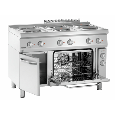 Bartscher Elektroherd 700, B1200, 6Pl, EBO 1 Stück - Bild-Darstellung des Produktes 1