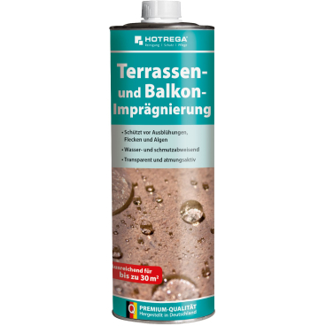 HOTREGA Terrassen- und Balkon-Imprägnierung 1000 ml - Flasche - Bild-Darstellung des Produktes 1