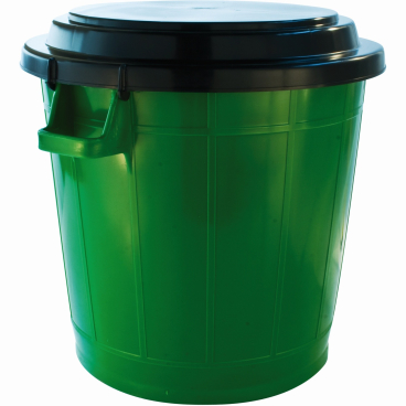 Universalbehälter, 70 Liter Behälterfarbe: grün, Deckelfarbe: schwarz - Bild-Darstellung des Produktes 1