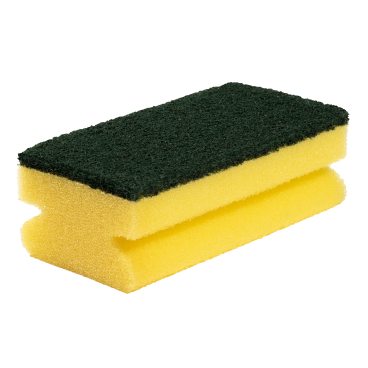 Spontex Astree 21 Scheuerschwamm, grün-gelb 1 Karton = 6 Packungen à 10 Schwämme - Bild-Darstellung des Produktes 1