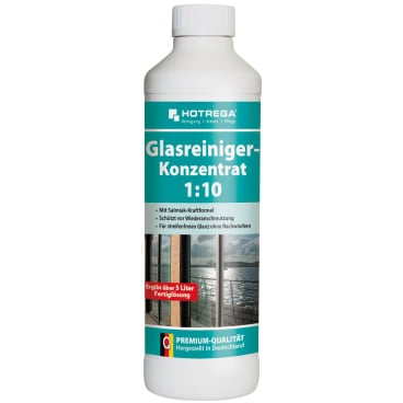 HOTREGA® Glasreiniger-Konzentrat 1:10 500 ml - Flasche (Konzentrat) - Bild-Darstellung des Produktes 1