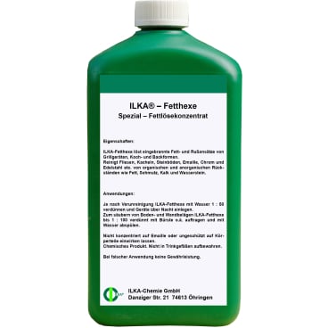 ILKA Fetthexe Fettlösekonzentrat für die Küche 1 Karton = 12 Flaschen à 1 Liter - Bild-Darstellung des Produktes 1