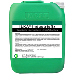 ILKA Chemie GmbH ILKA Industriefix Reinigungskonzentrat, Wasserlöslicher Industrie- und Maschinenreiniger, 10 Liter - Kanister 0810-010