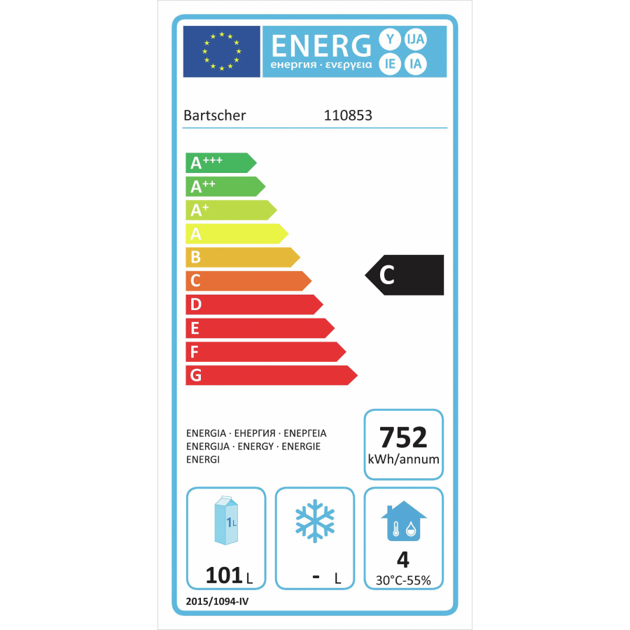 Energieeffizienzklassen-Skala