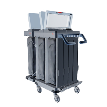 Vileda Professional Origo 2 CX Wäschesammler 1 Stück, 3 x Deckel, 3 x Wäschesack - Bild-Darstellung des Produktes 1