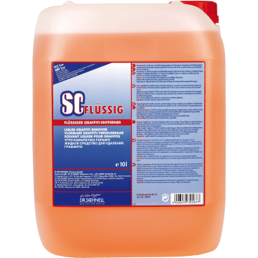 Dr. Schnell Graffitientferner SC FLÜSSIG, geruchsarm 10 Liter - Kanister - Bild-Darstellung des Produktes 1