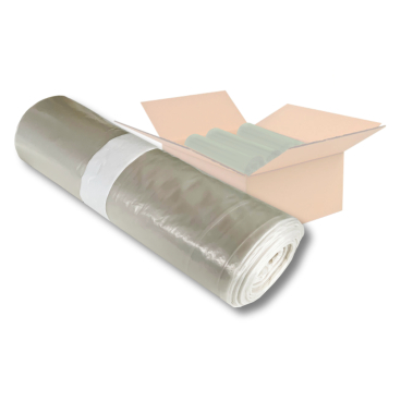 Müllsäcke, Typ 60 1 Karton = 10 Rollen = 250 Säcke, Farbe: transparent - Bild-Darstellung des Produktes 1