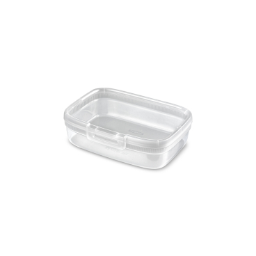 Curver Snapbox Lunchbox, transparent Maße (L x B x H): 21 x 15,6 x 6 cm, 1,3 Liter - Bild-Darstellung des Produktes 1