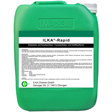 ILKA Rapid Klebeband-, Farb- und Graffitientferner 10 Liter - Kanister - Bild-Darstellung des Produktes 1