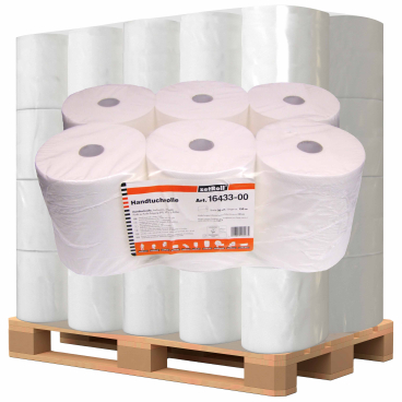 zetRoll® Rollenhandtuchpapier, 2-lagig, weiß 1 Palette = 40 Pakete = 240 Rollen - Bild-Darstellung des Produktes 1