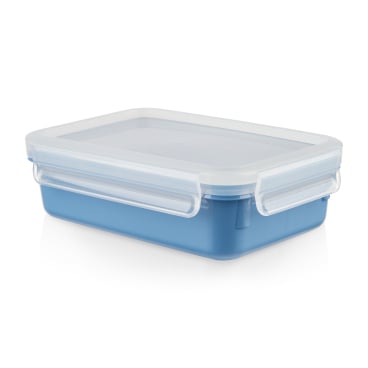 EMSA Clip&Close Colour Edition Frischhaltedose, 0,8 Liter 1 Frischhaltedose, Farbe: Blau - Bild-Darstellung des Produktes 1