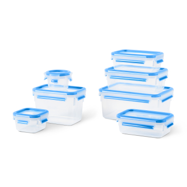 EMSA Clip&Close Frischhaltedosen Set, 7-teilig 1 Set = 7 Frischhaltedosen - Bild-Darstellung des Produktes 1