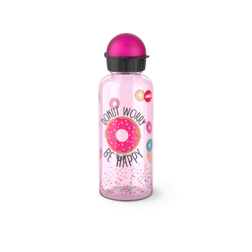 EMSA Teens Tritan Trinkflasche, 0,6 Liter 1 Trinkflasche, Motiv: Donut - Bild-Darstellung des Produktes 1