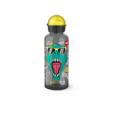EMSA Teens Tritan Trinkflasche, 0,6 Liter 1 Trinkflasche, Motiv: Dino - Bild-Darstellung des Produktes 1